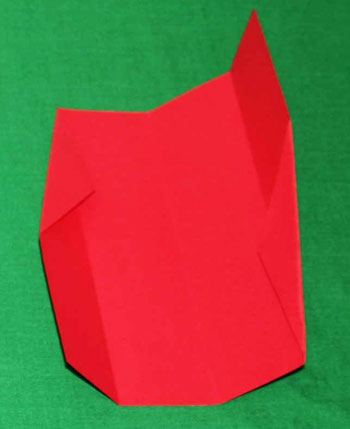 Easy paper crafts folded box ornament step 5b