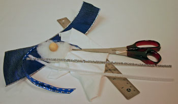 Easy Angel Crafts Handkerchief Angel materials and tools