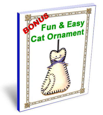 Fun and Easy Cat Ornament e-book