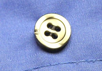 How to sew on a button step 17 finished button good as new