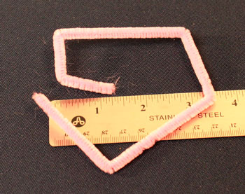 Easy Angel Crafts Wire Cross Angel Step 5 add fifth bend to the wire