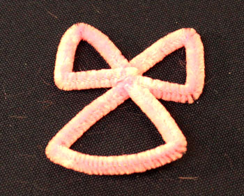 Easy Angel Crafts Wire Cross Angel Step 9 make second wing