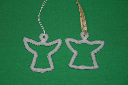 Easy Christmas crafts snow angel compare forms