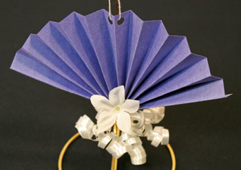 Construction Paper Fan Ornament