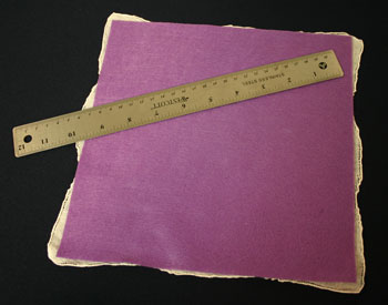Easy Felt Crafts Handkerchief Valet position felt on handkerchief