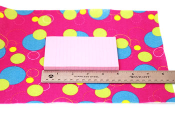 Easy Felt Crafts Notepad Cover2 step 1 measure length