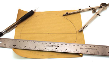 Easy Paper Crafts Six Point Star Step 3 draw 60 degrees points