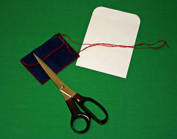 Easy felt crafts business card holder step 5