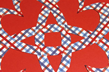 Easy Paper Crafts Celtic Designs Celtic Heart Knot step 5 alternate tape on back