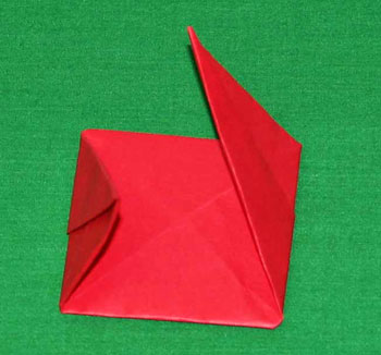 Easy paper crafts folded box ornament step 11
