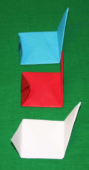 Easy paper crafts folded box ornament step 12