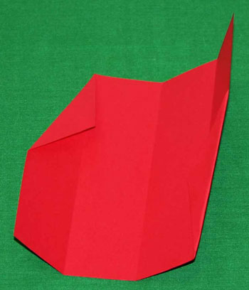 Easy paper crafts folded box ornament step 5