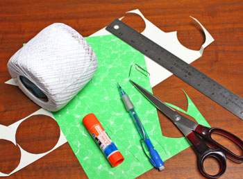Folded Paper Squares Star materials and tools