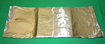 Frugal fun crafts aluminum foil trivet wrap foil on sides