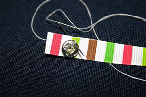 Frugal fun crafts mobius bracelet sew larger part of snap