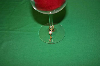 Frugal fun crafts wine charms one white bead