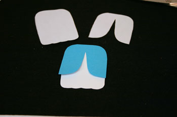 Easy Angel Crafts - Paper Angel tape cloak over robe