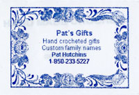 Doily - Pat Hutchins Contact Information