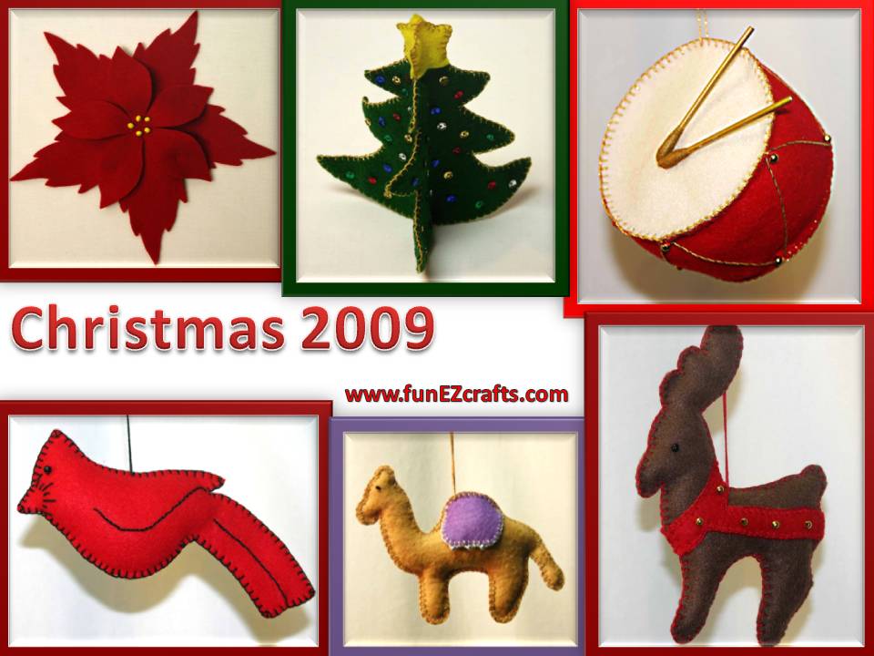 Christmas-Ornaments-2009-six-craft-felt-ornaments