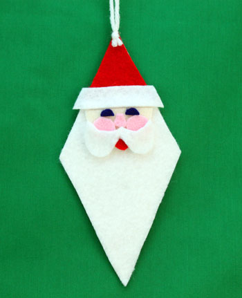 Diamond Santa Claus step 13 display the ornament