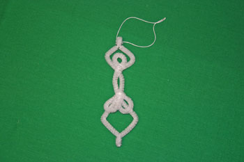 Easy Christmas crafts tiny dancer add hanging loop