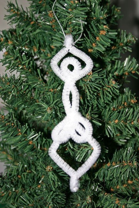 Easy Christmas Crafts Tiny Dancer hanging on tree