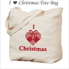 I Heart Christmas Tote Bag on the funEZ Bazaar