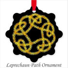 Golden Leprechaun Path Ornament on the funEZ Bazaar