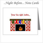 Twas the night before Christmas Note Cards on the funEZ Bazaar