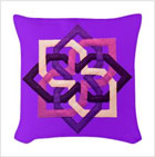 Celtic Pillow with Purple Poins from funEZ Bazaar