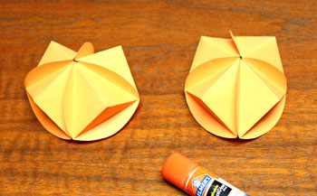 Pyramid Ball Ornament step 9 make two shapes