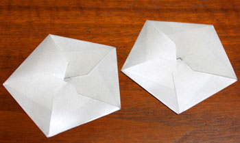 Star Box Ornament step 6 fold second shape