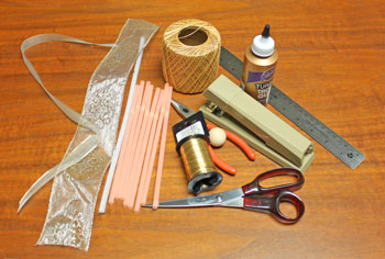 Straw Angel materials and tools